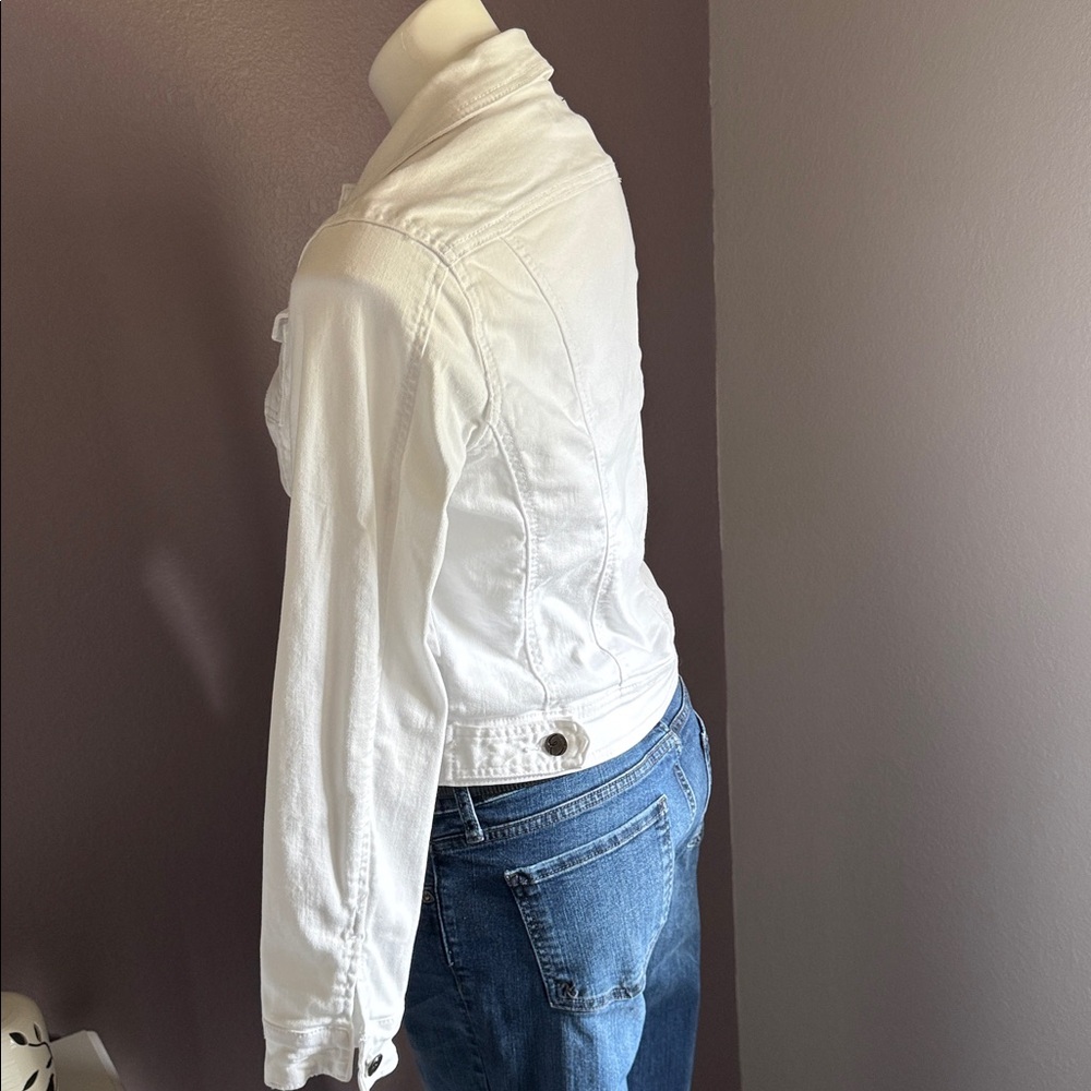 Earl Jeans White Jean Jacket - Picture 7 of 7